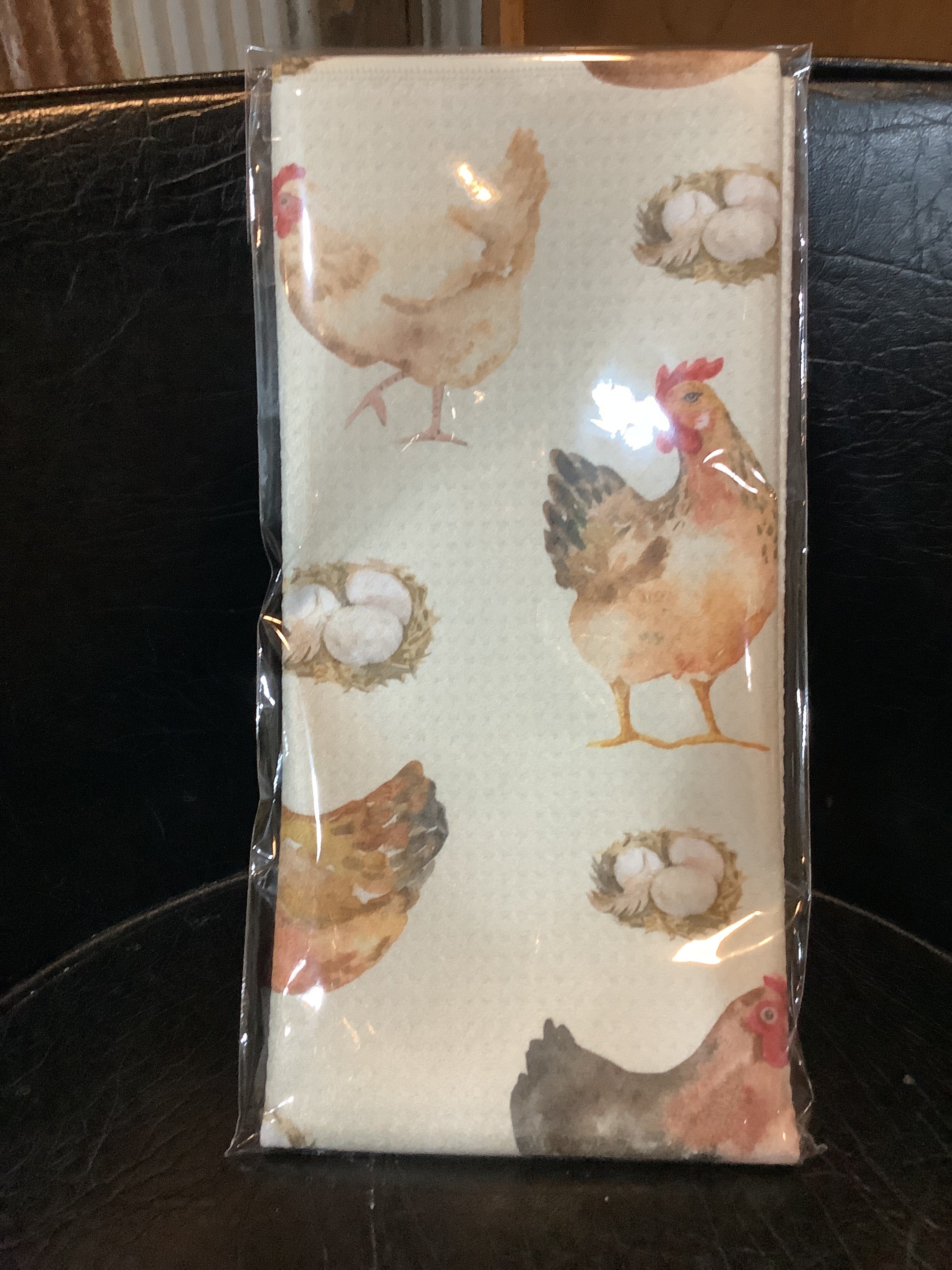 K- original chicken waffle weave kitchen towel,canary road