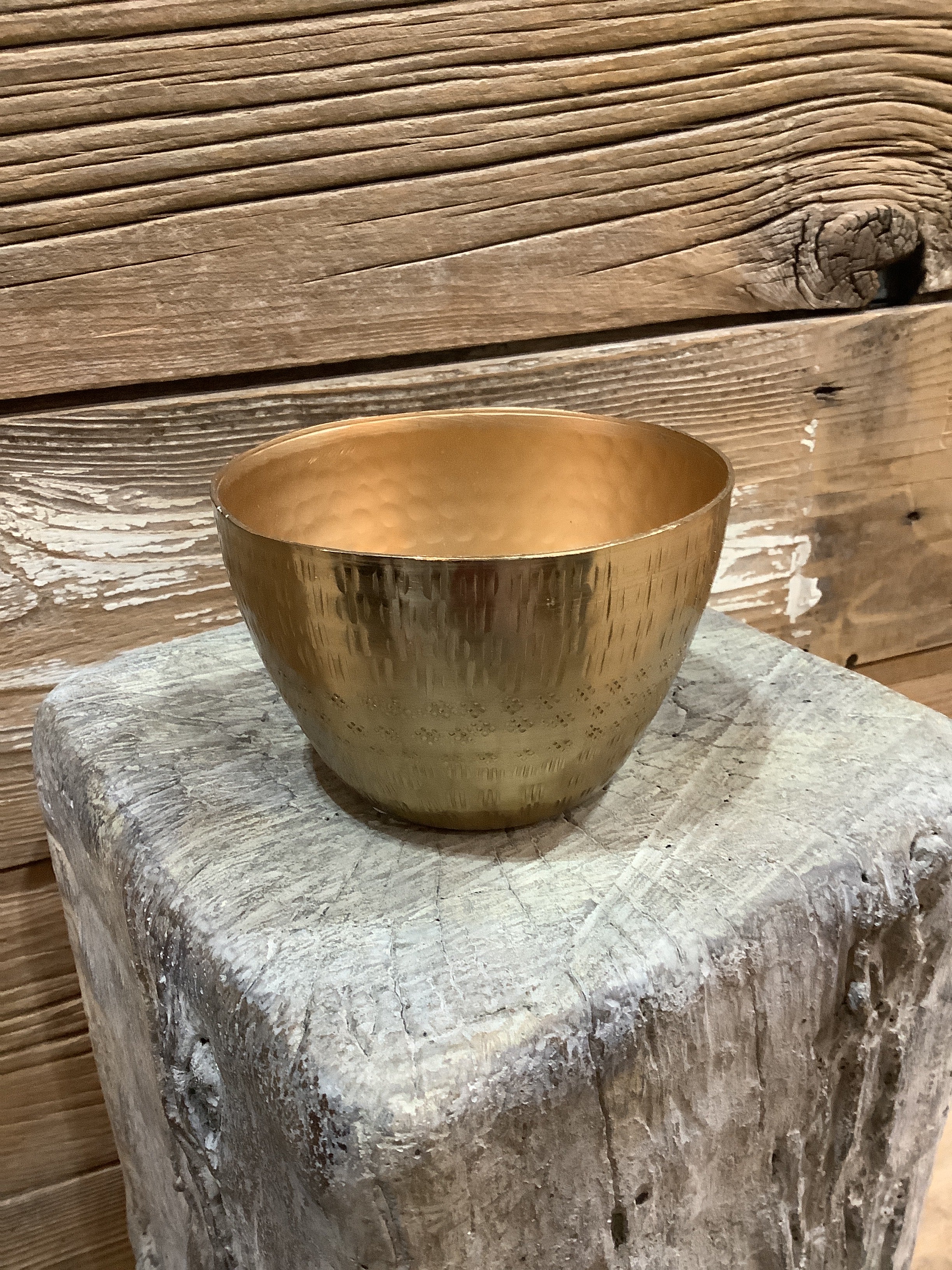 Small Gold Planter