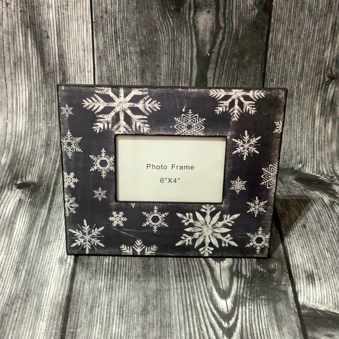 K Snowflake Photo Frame
