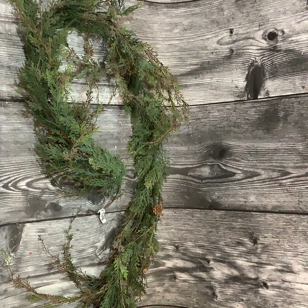 K 6’x6’ Cedar Garland