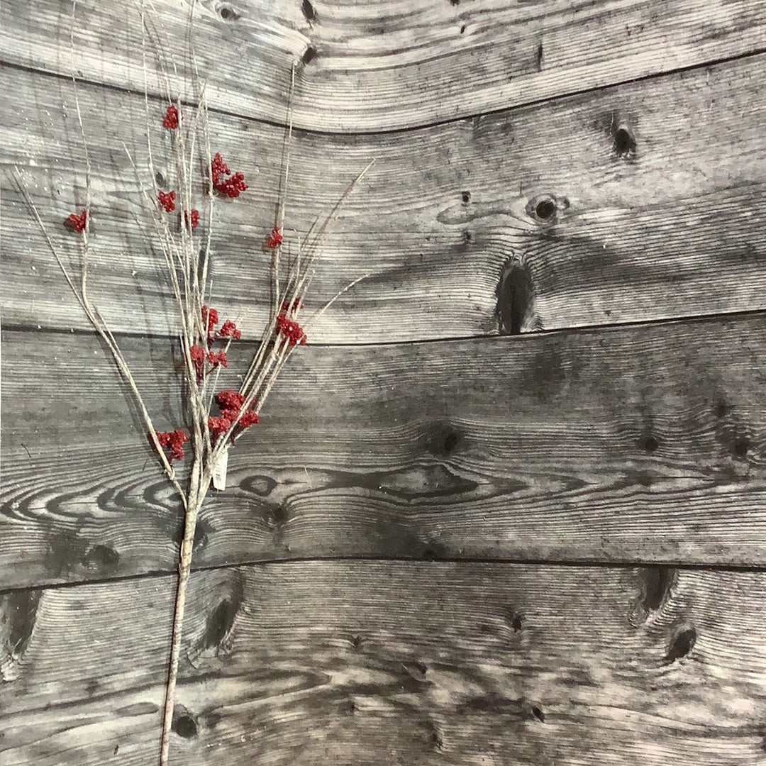 K 40” Iced Berry Branch