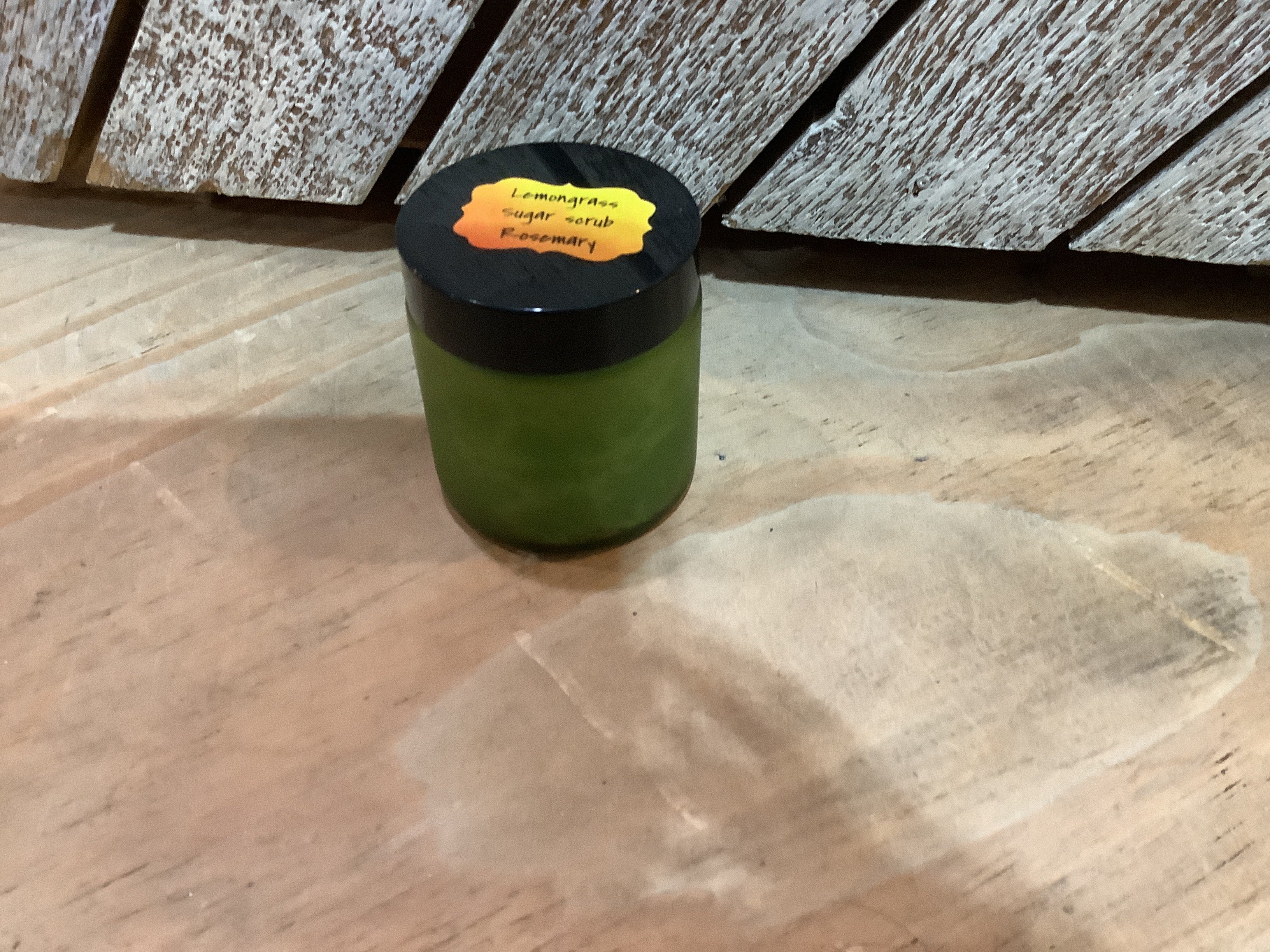 R- sugar scrub