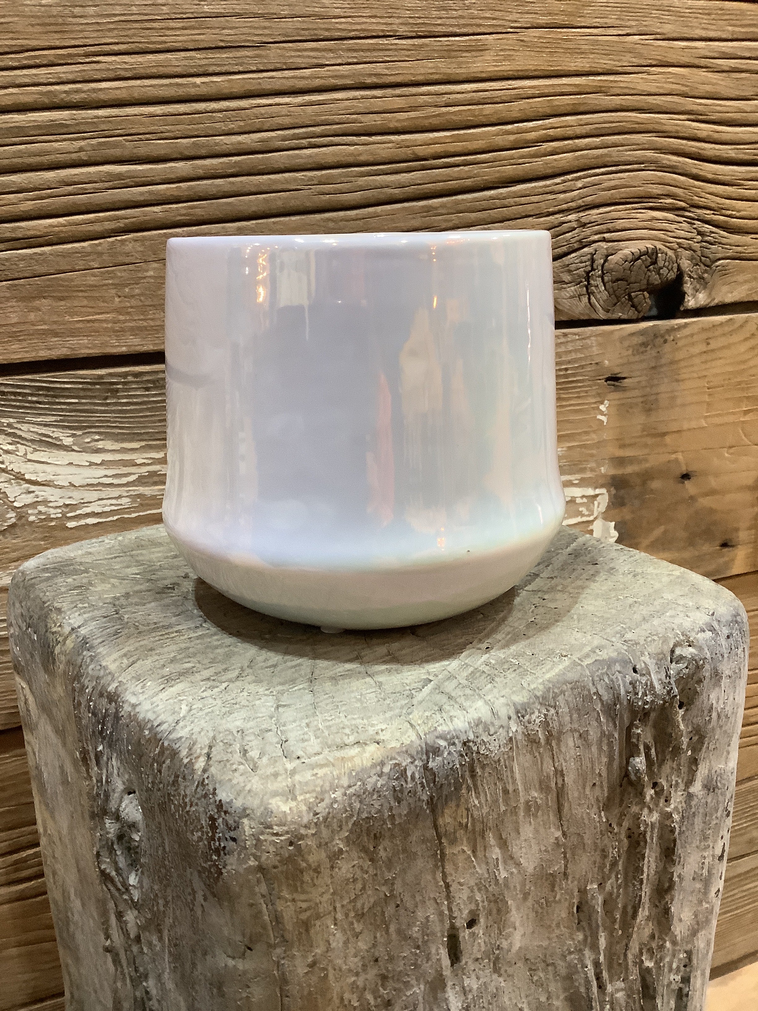 Translucent White Planter