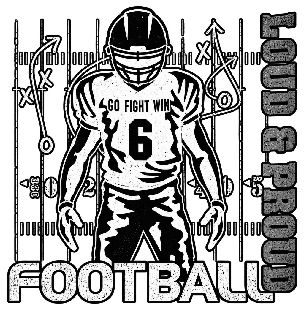KT- DIY Timeless Football Graphic