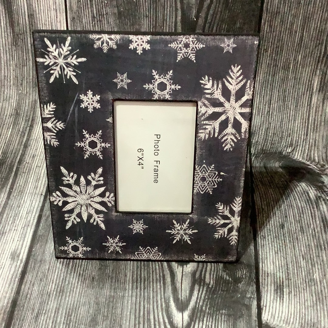 K Snowflake Photo Frame