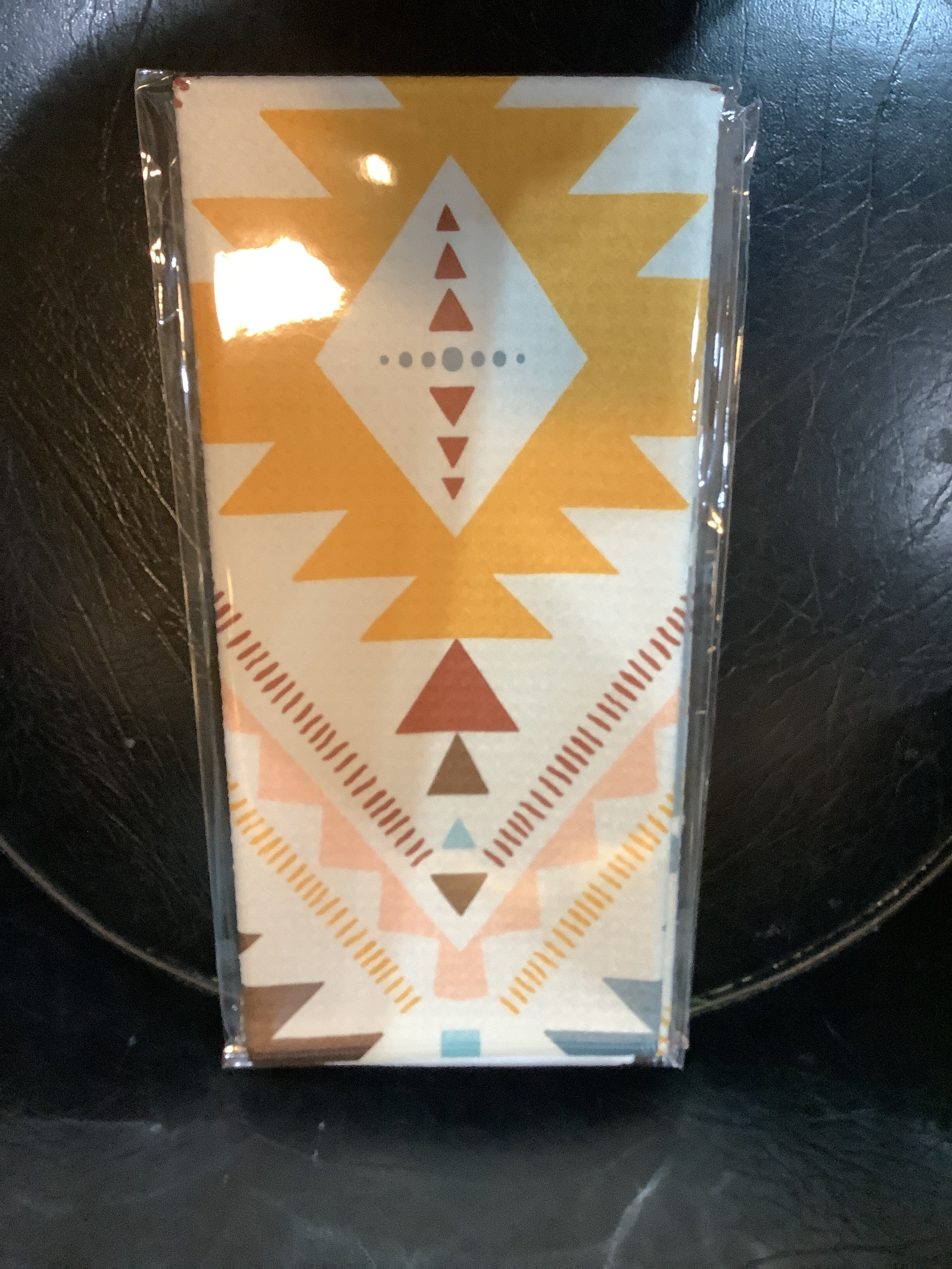 K-Aztec waffle weave kitchen towel, canary road