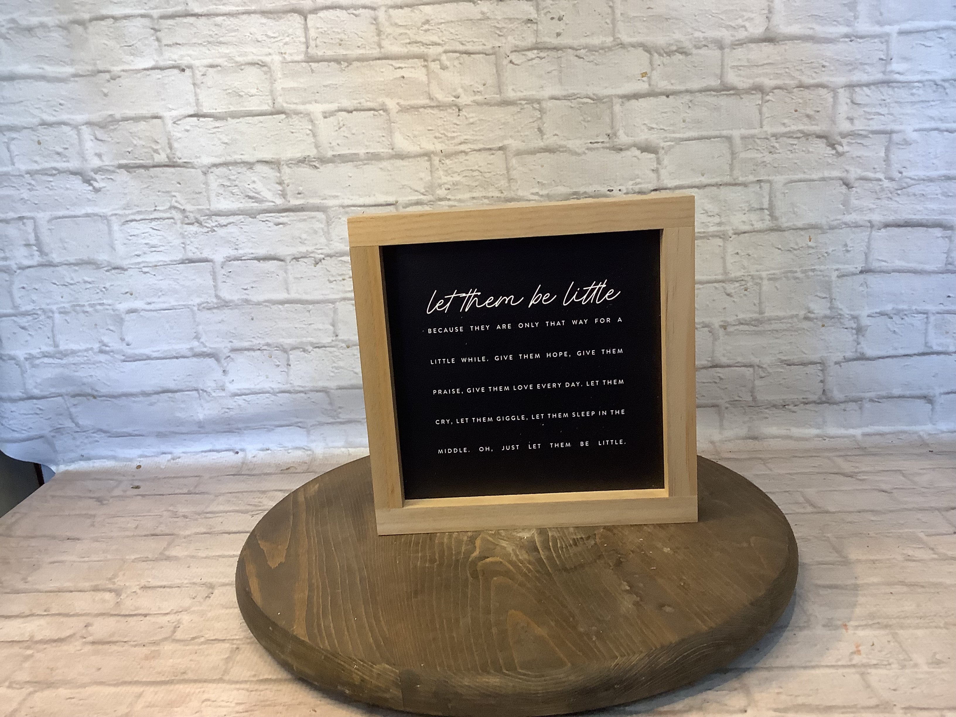 Let them be little sign