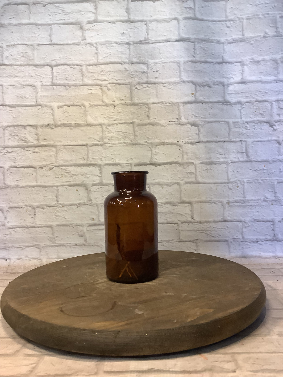 Amber wedding vase 6 inches