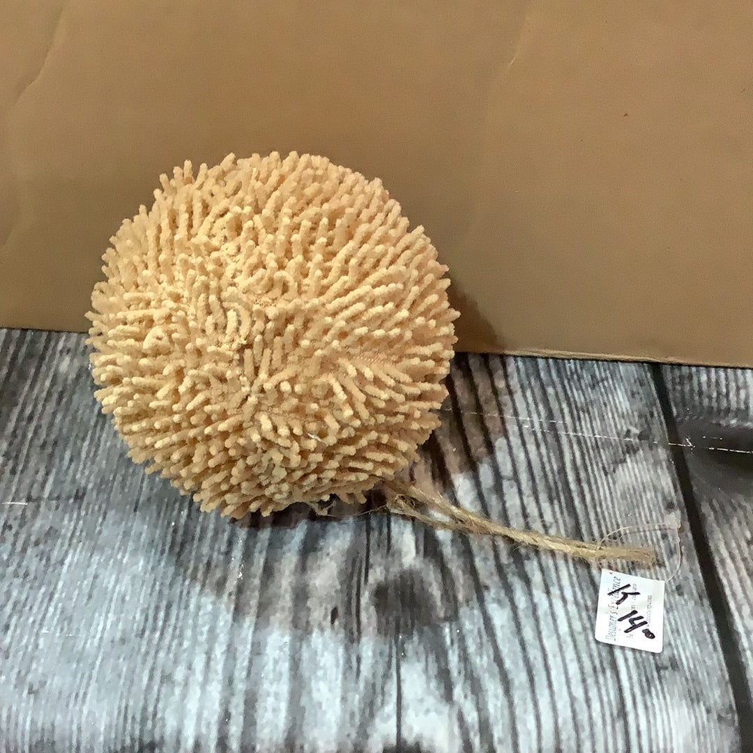 K 4” Chenille Ball Ornament