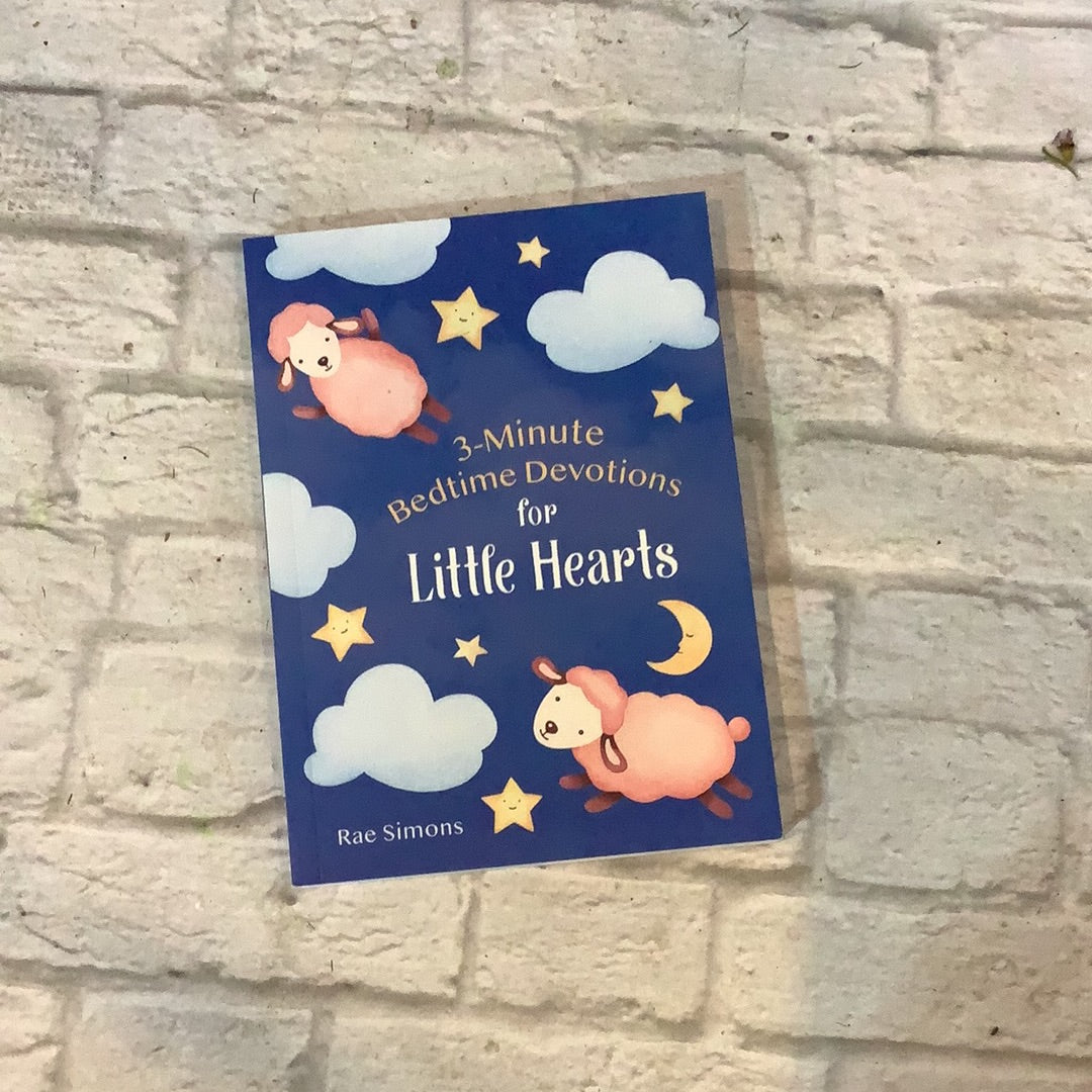 K 3-Minute Bedtime Devotions for Little Hearts Book