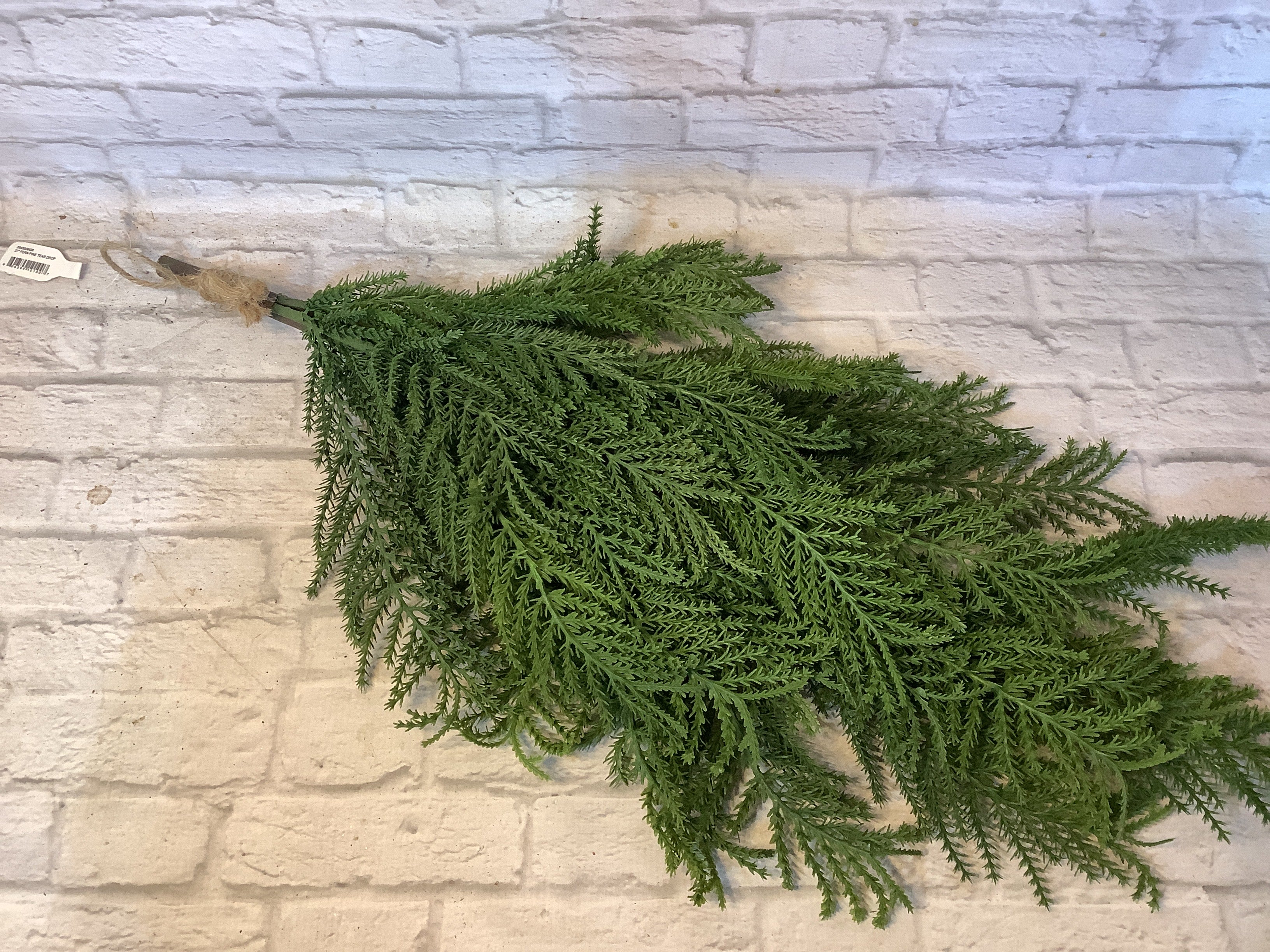 K 27” fern pine tear drop