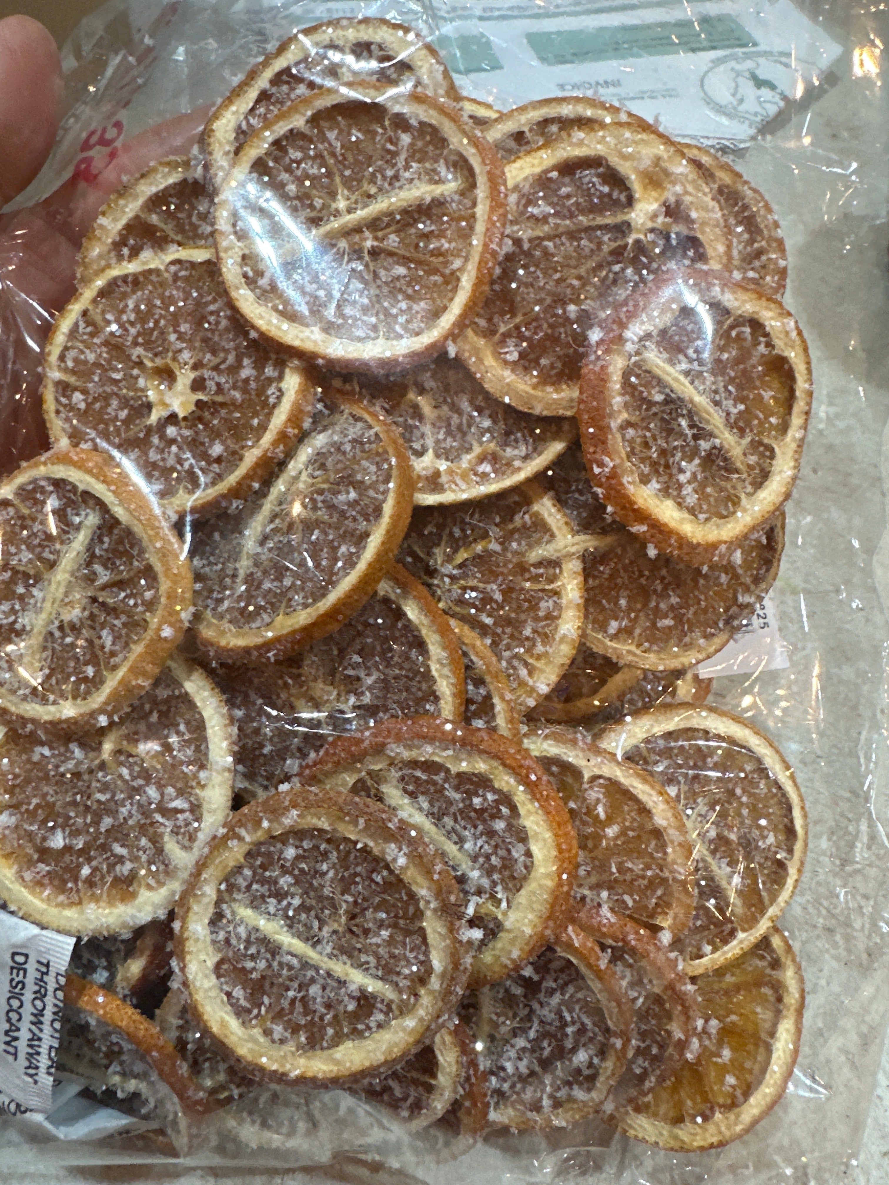 K orange slice garland