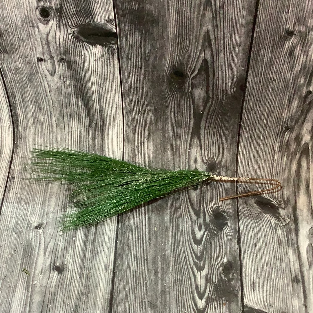 K Snowy Pine Needle Spray