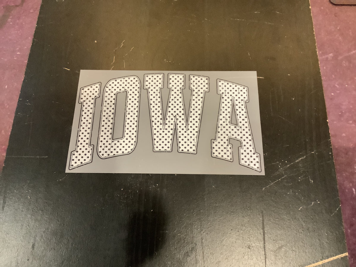 K Iowa small black dots