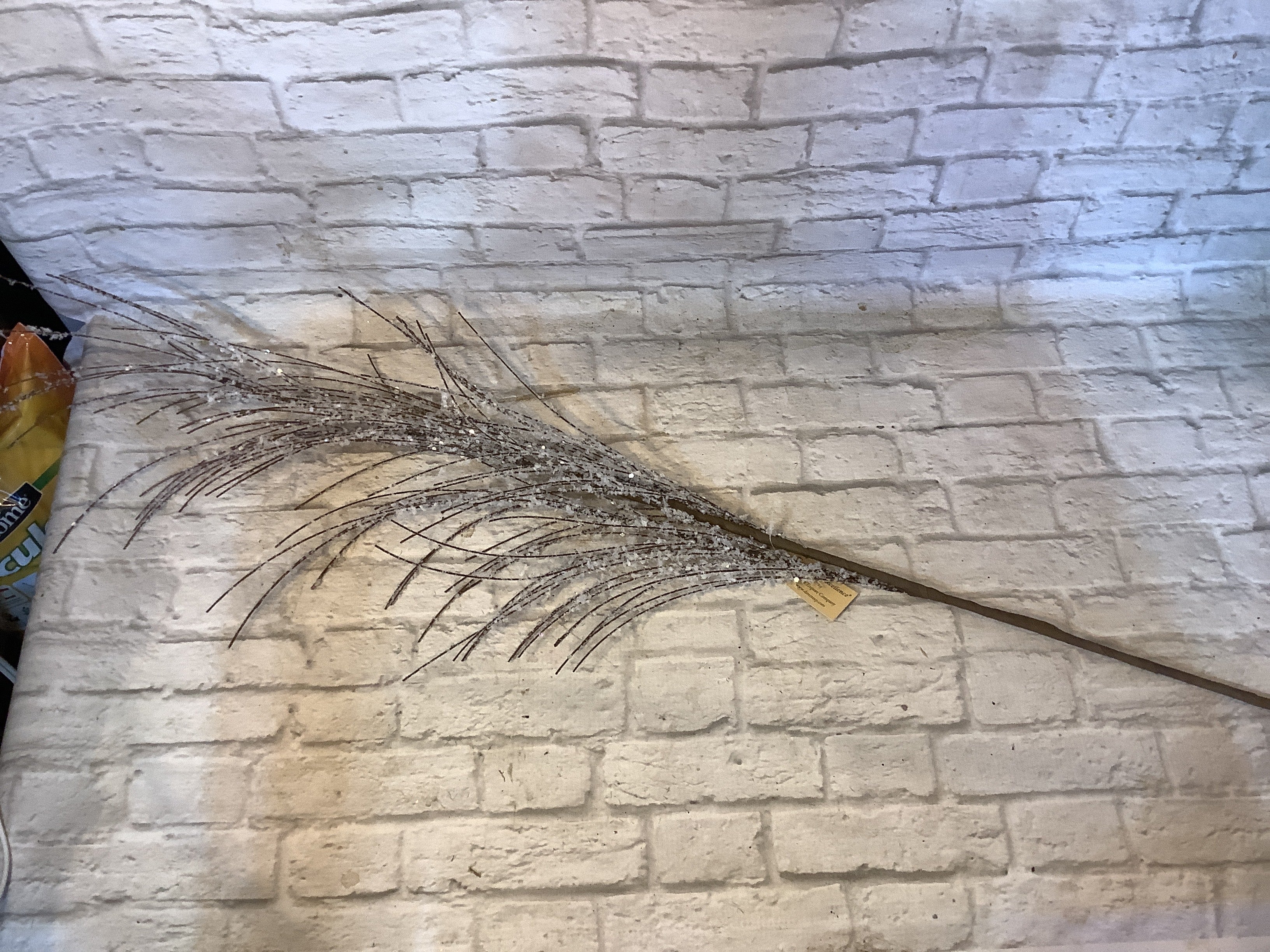 K wispy snow pine spray