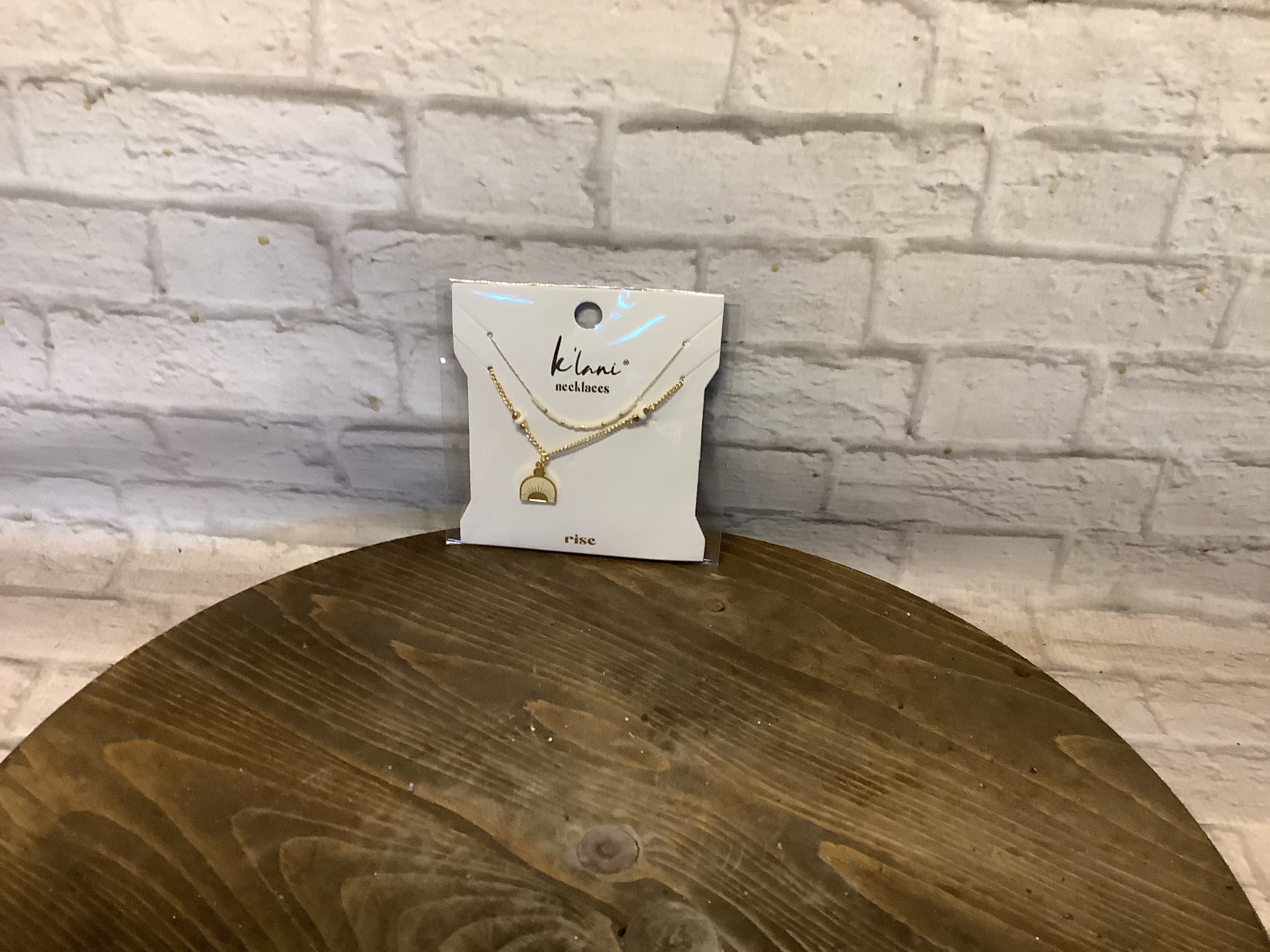 K rise necklace