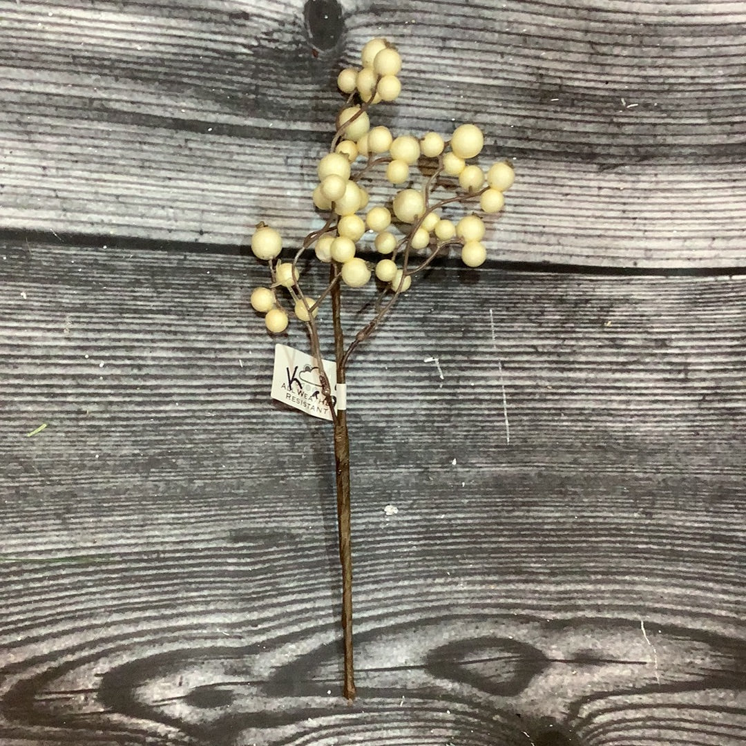K Small White Berry Pick