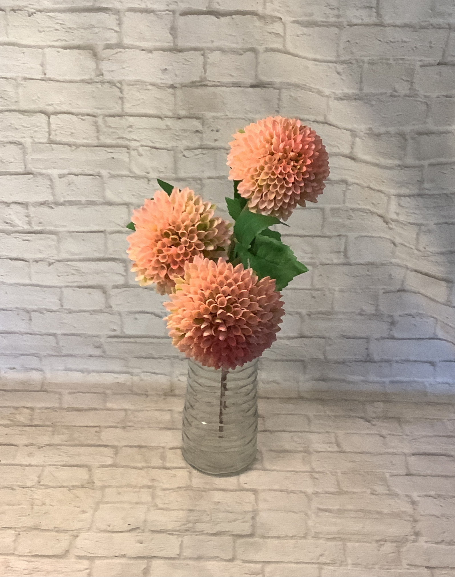 K 28.5” Dahlia Spray Pink