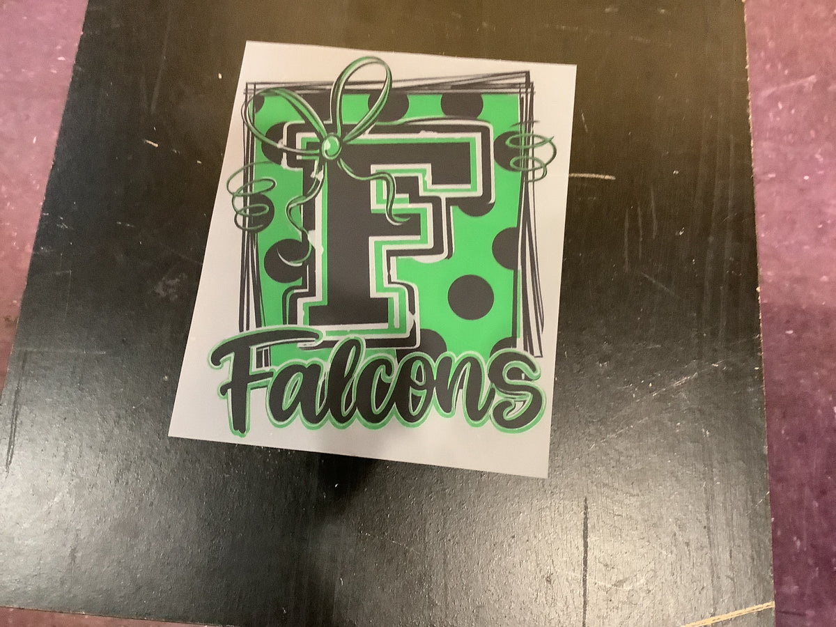 K Falcons bow & spots