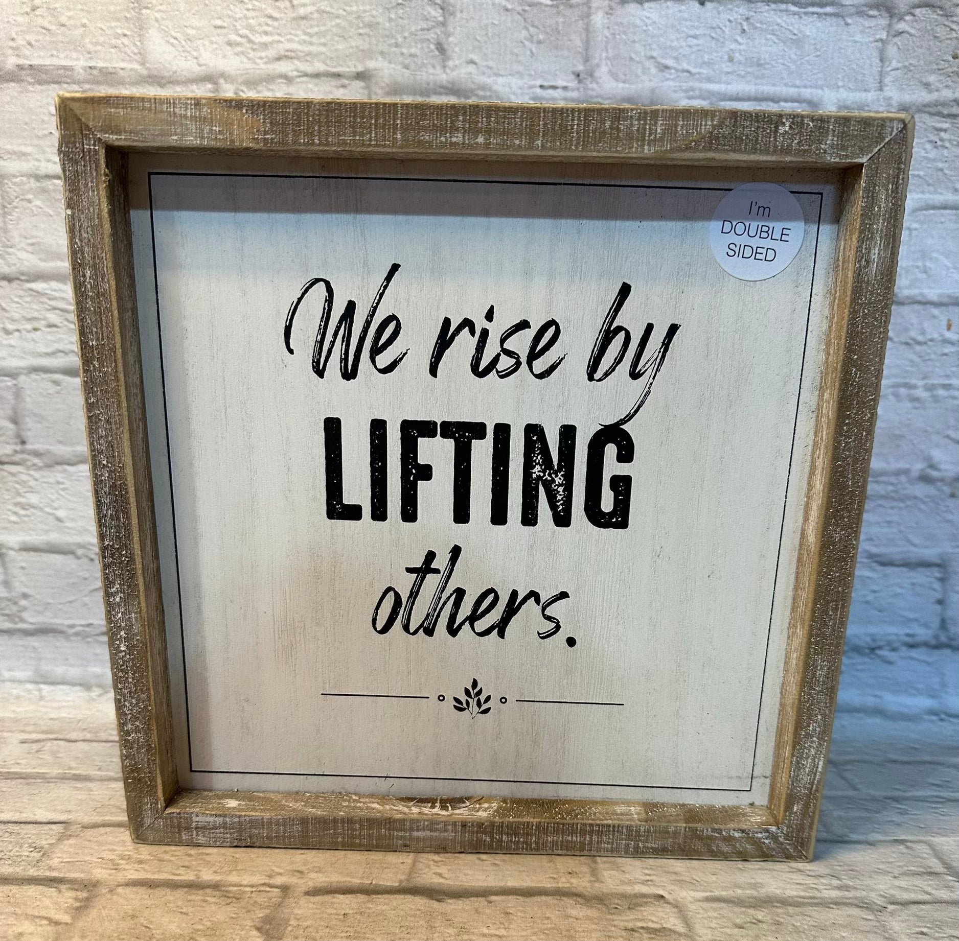 K Double Sided Brightens and Lifting Sign
