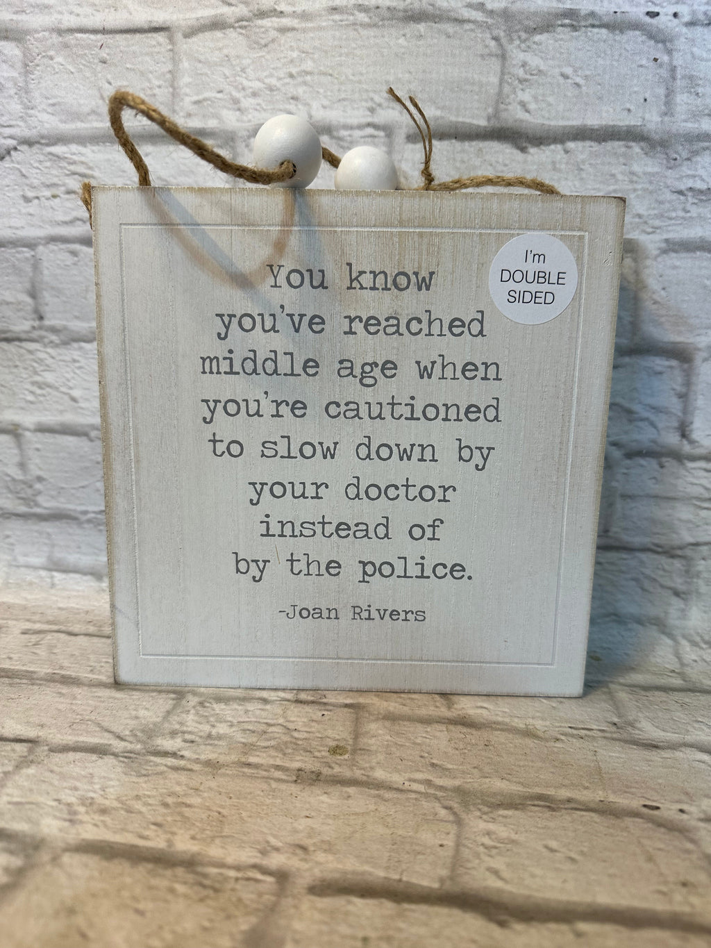 K Double Sided Going Out Hanging Sign