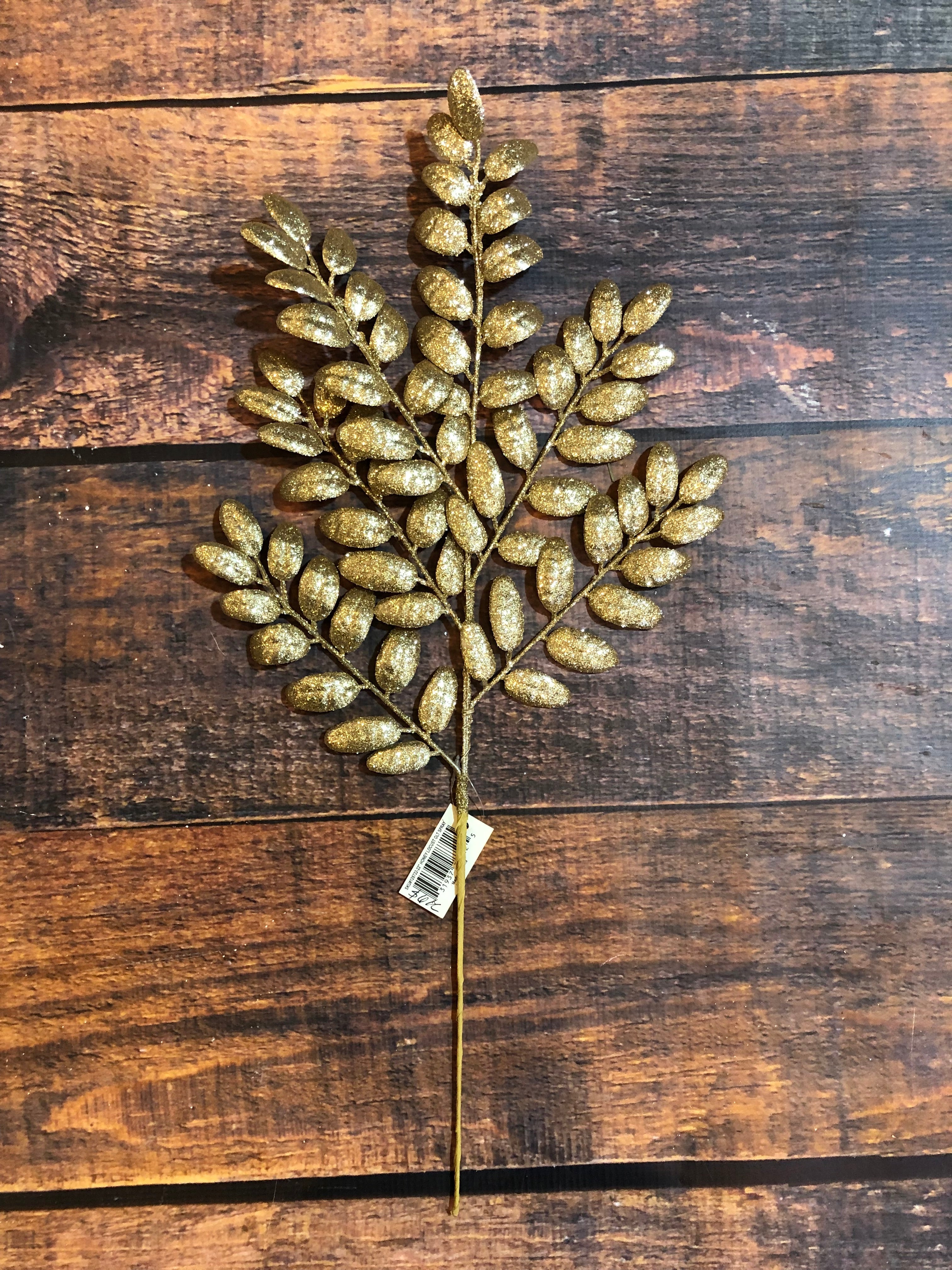 K Glitter Stem-Gold