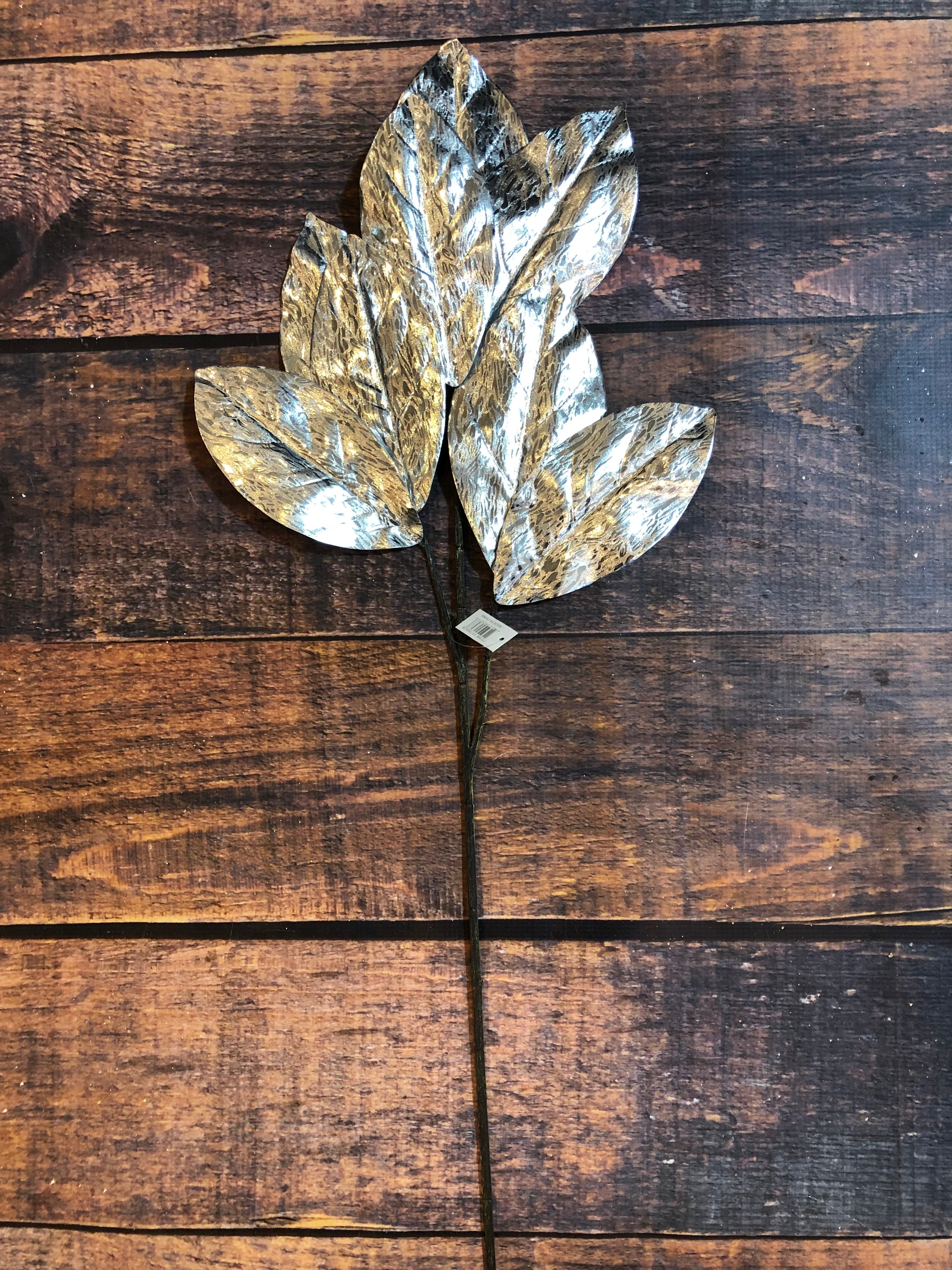 K Magnolia Leaf-Silver