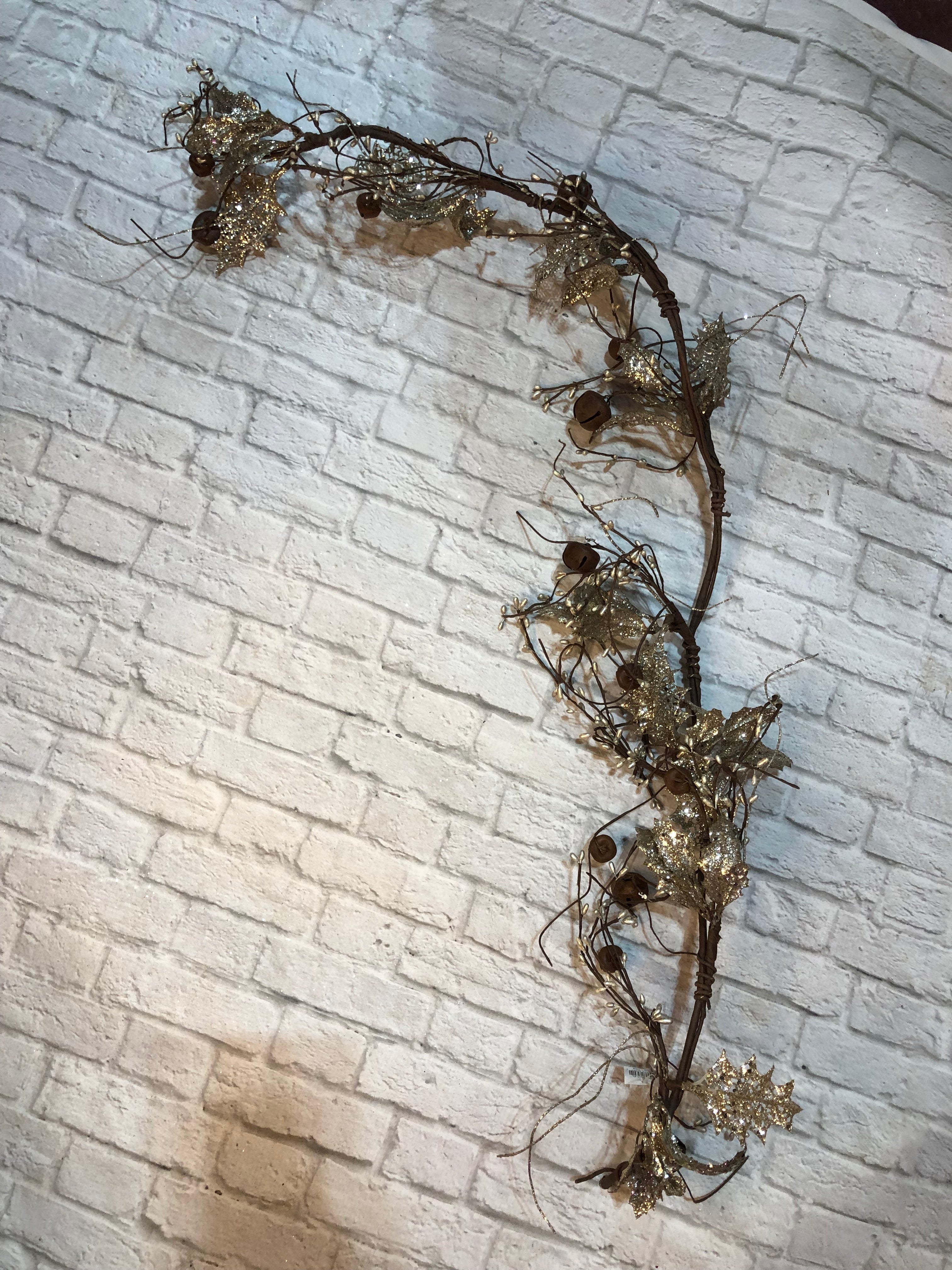 K Silver Bell Garland