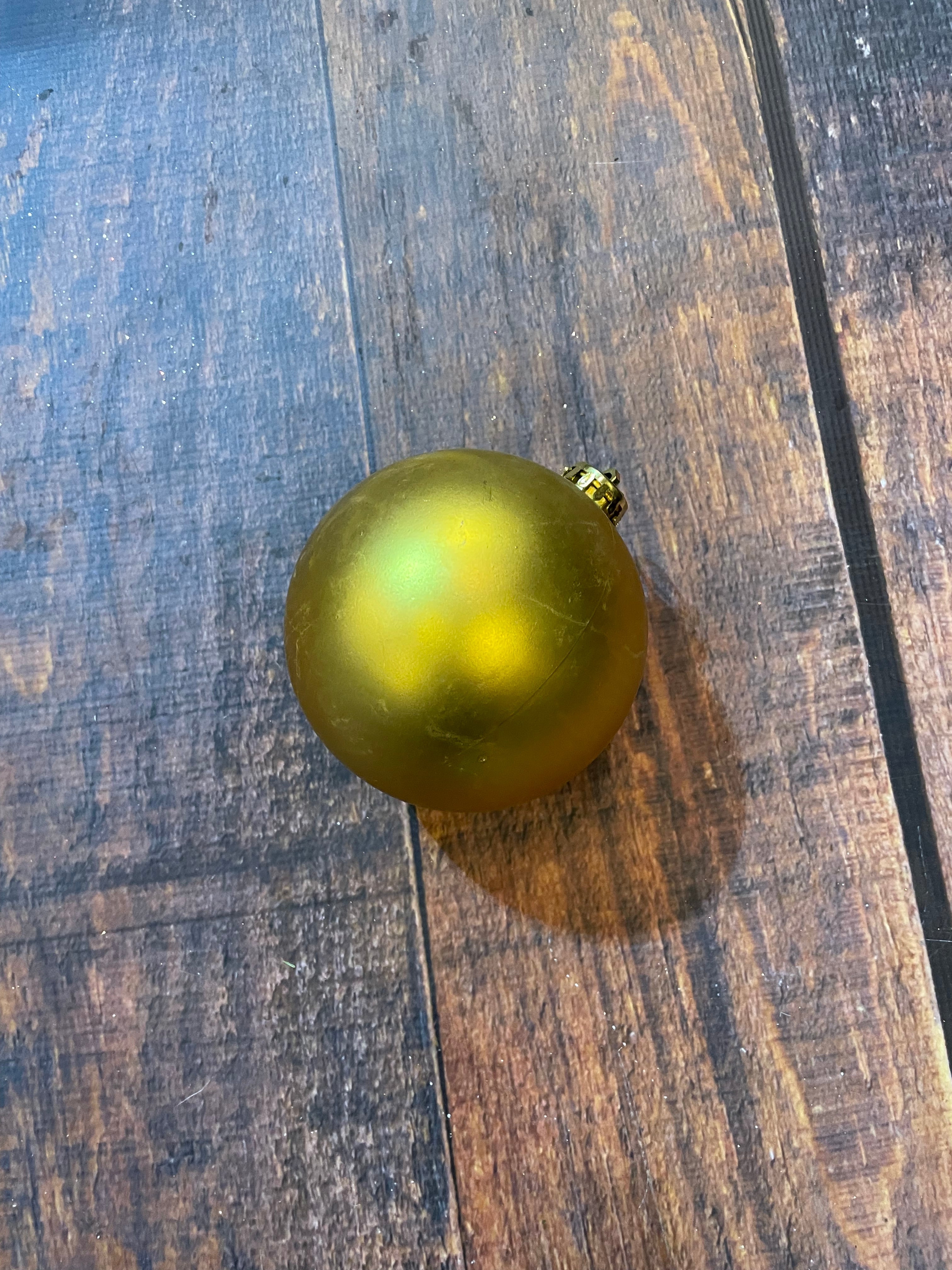 K Matte Gold Ornament