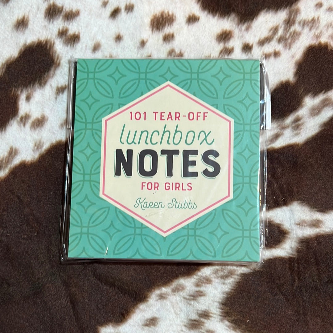 K 101 Tear-Off Lunchbox Notes for Girls
