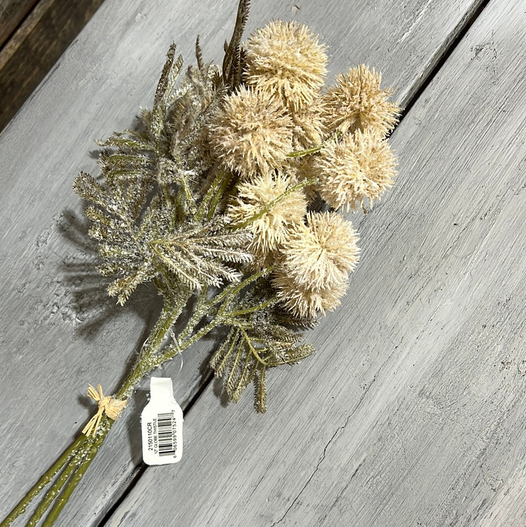 K 12” Globe Thistle