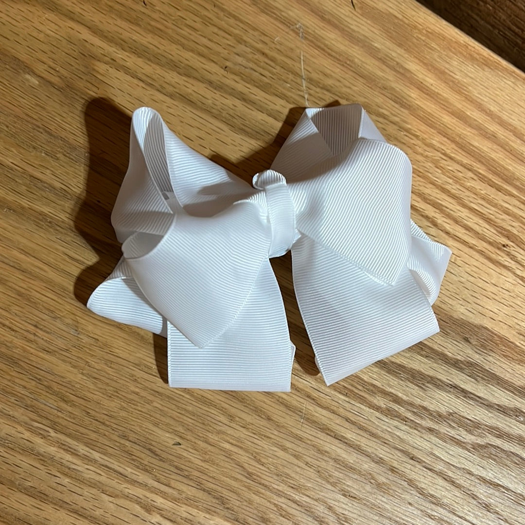 RG White hairbow