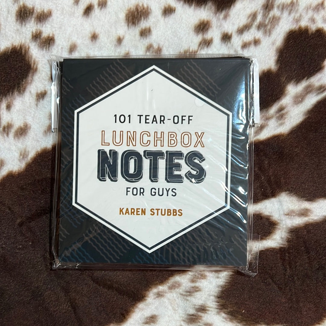 K 101 Tear-Off Lunchbox Notes for Guys